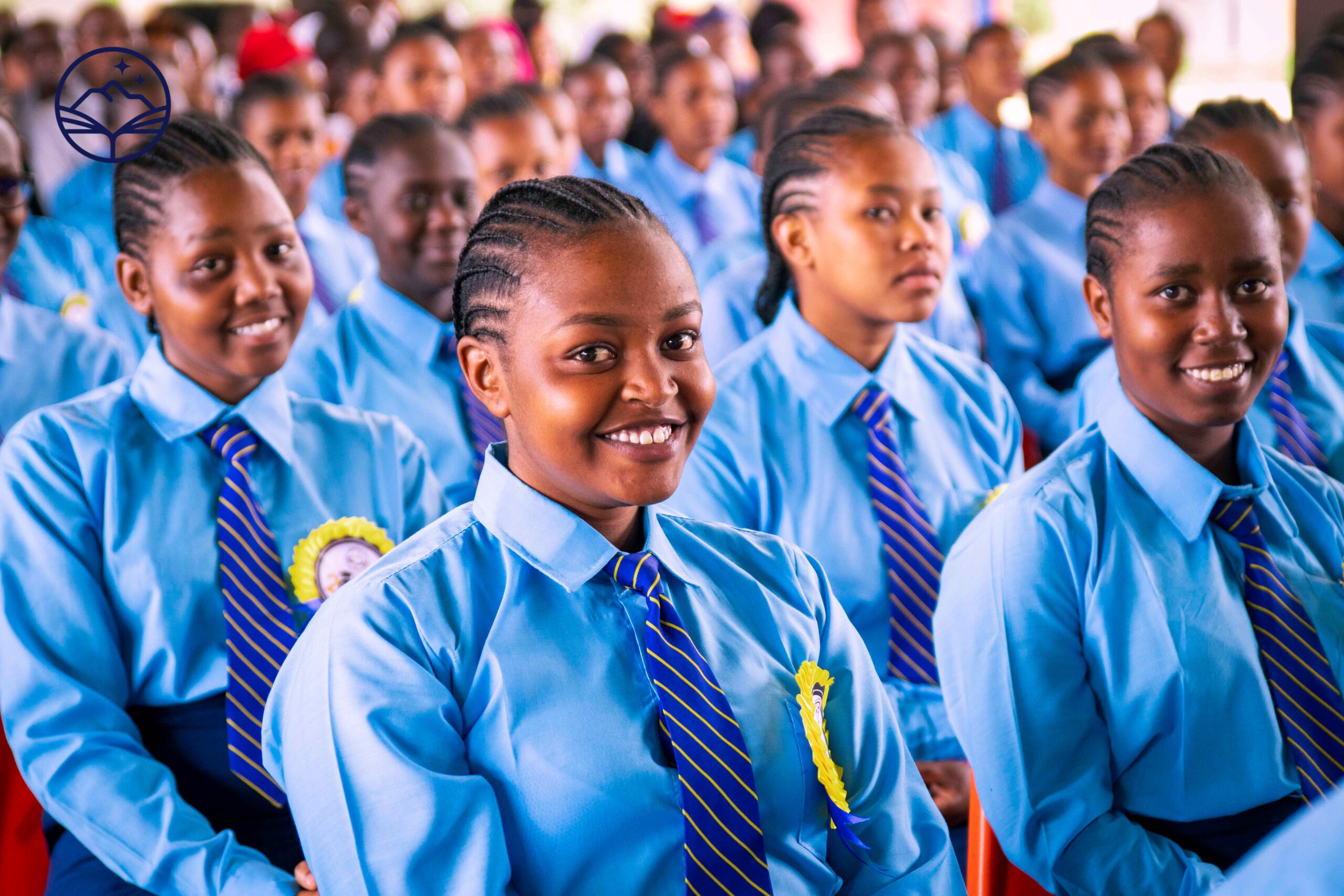 Students in uniforms at St. Jude's Girls Secondary School Amarata during school hours