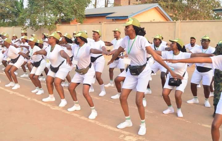 Corps members at Kubwa NYSC orientation