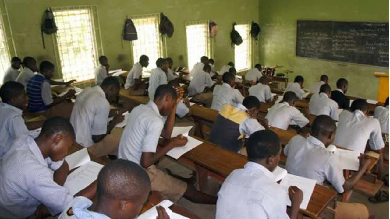 Aliyu Mustapha Academy Yola students preparing for WAEC examinations.