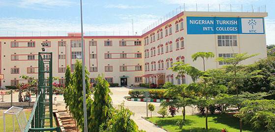 Nigerian Turkish International College Kano campus and students.