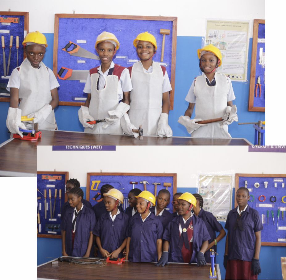 Greater Tomorrow International College Auchi students in modern science laboratory