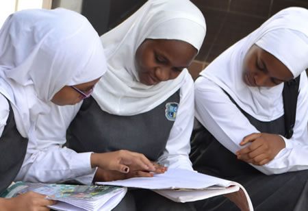 Crescent International School Kano students in bilingual learning session.