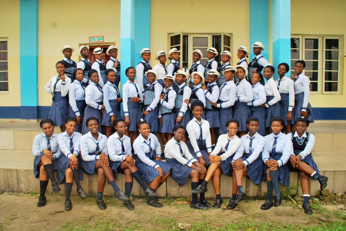 Holy Rosary College, Idah students