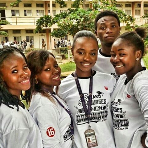 Nigerian university sign-out celebration